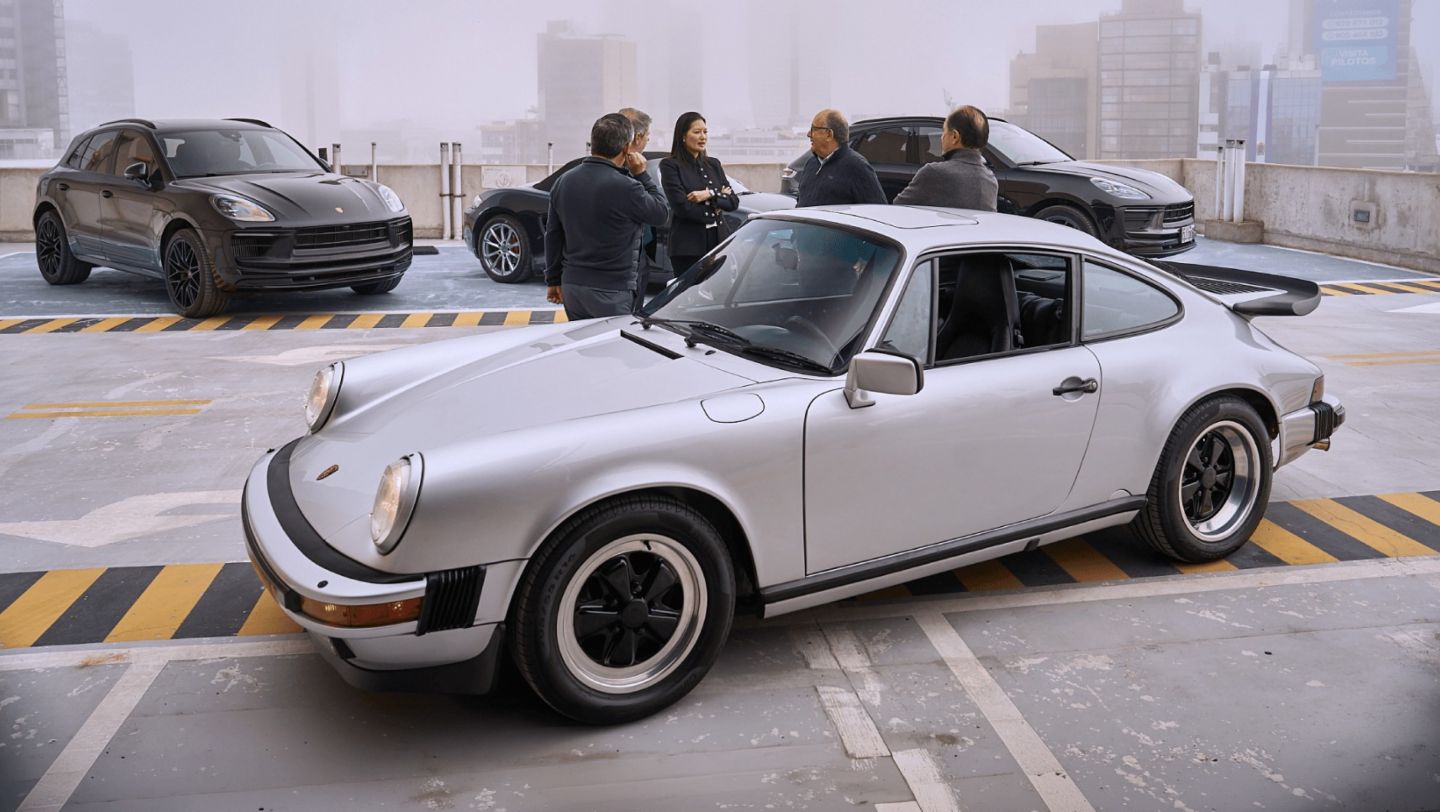 El 911 Carrera 3.2 de 1988 en Perú con sus propietarios, 2026, Porsche AG