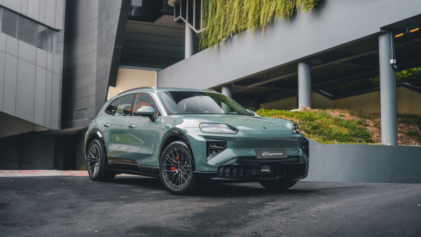 Cayenne Electric range in Singapore, Cayenne Turbo Electric SUV, 2026, Porsche Asia Pacific