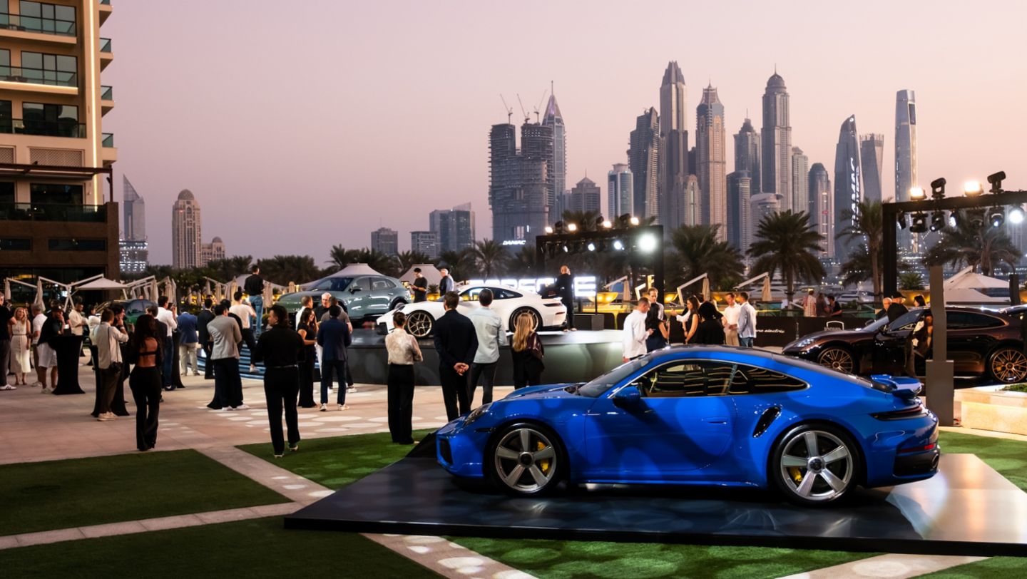 911 Turbo S, Porsche Media Preview Night, Icons of Porsche, Dubai, 2025, Porsche Middle East