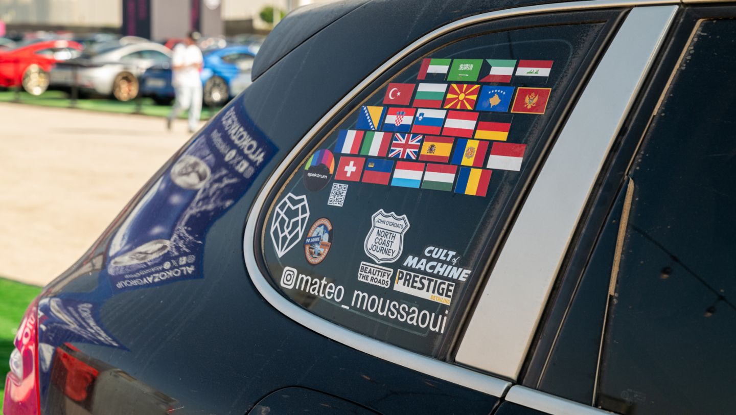 Cayenne V6, Mateo Moussaoui, Icons of Porsche, Dubai, 2025, Porsche Middle East