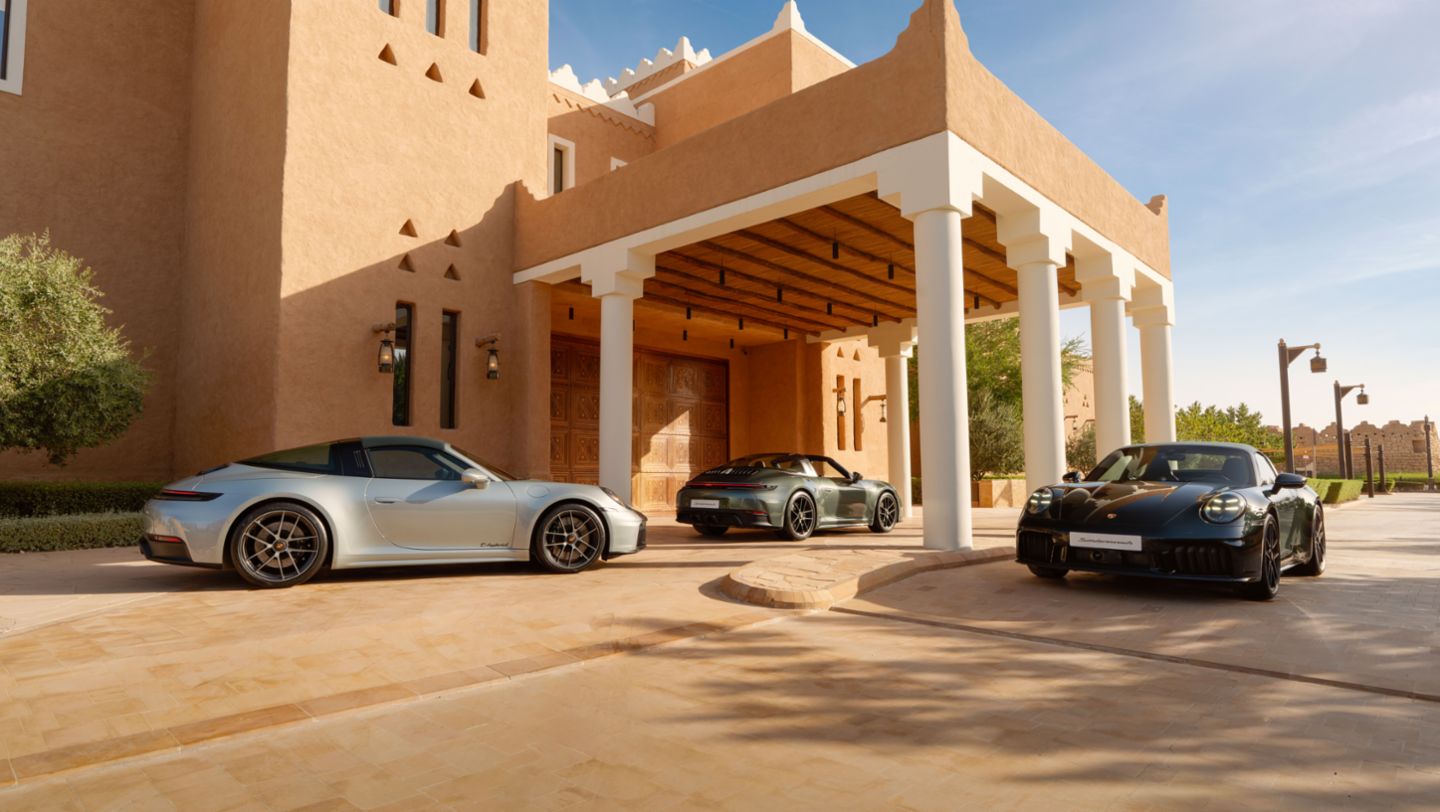 Sonderwunsch 911 Targa Green Roof 2.0, Riyadh, Saudi Arabia, 2026, Porsche Middle East