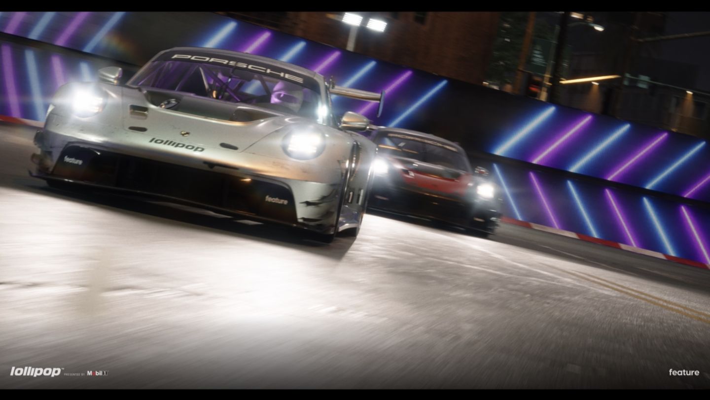 Porsche joins first-of-its-kind streaming series and interactive motorsport game, “Lollipop Racing”