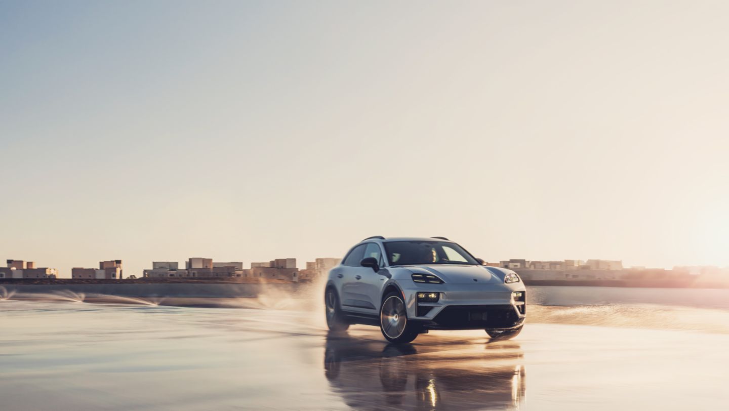 Porsche Experience Centers welcome the new Macan Electric to the track