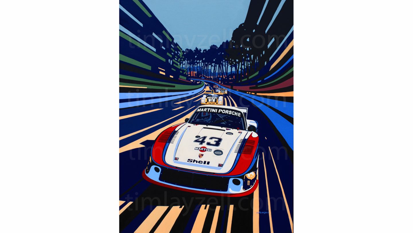 Artwork by Tim Layzell, 2020, Porsche AG