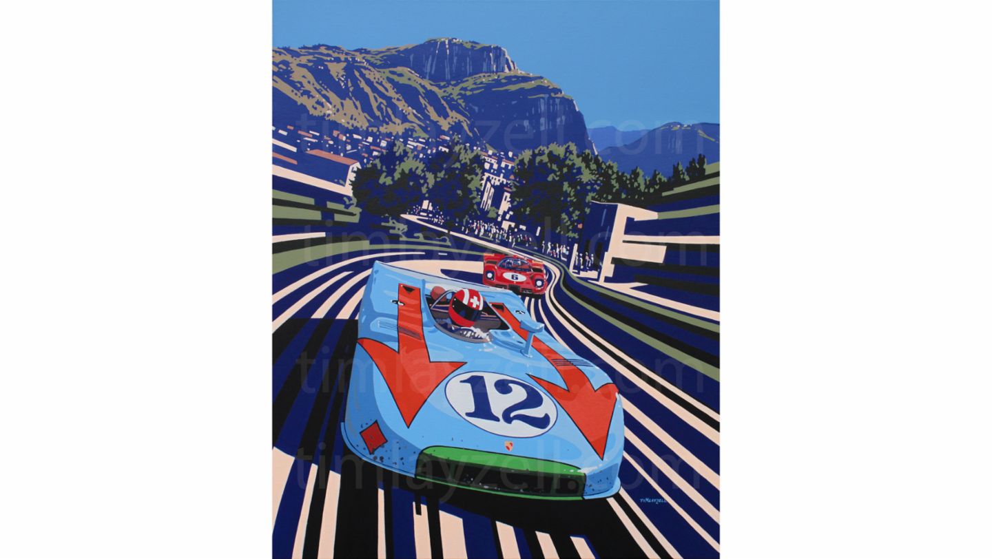 Artwork by Tim Layzell, 2020, Porsche AG