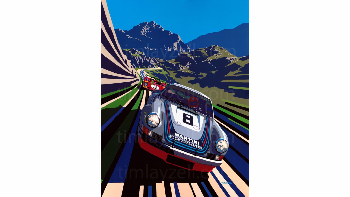Artwork by Tim Layzell 13/13, 2020, Porsche AG