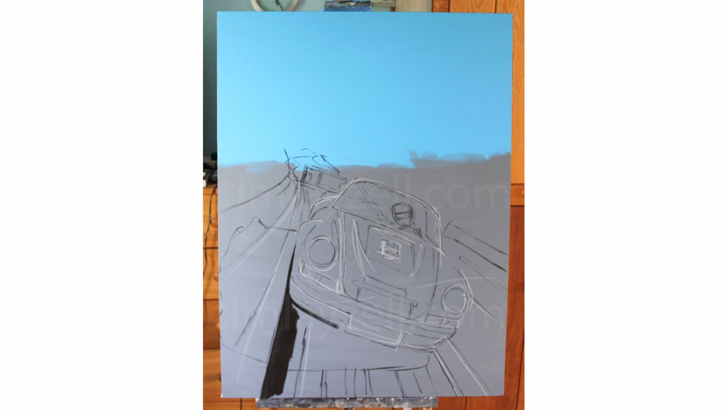 Artwork by Tim Layzell 1/13, 2020, Porsche AG