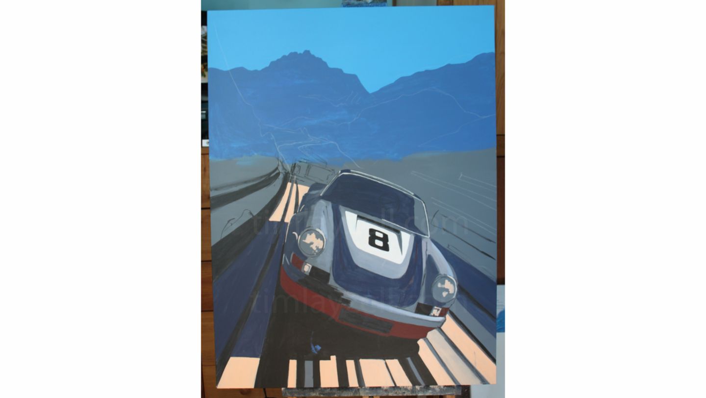 Artwork by Tim Layzell 5/13, 2020, Porsche AG