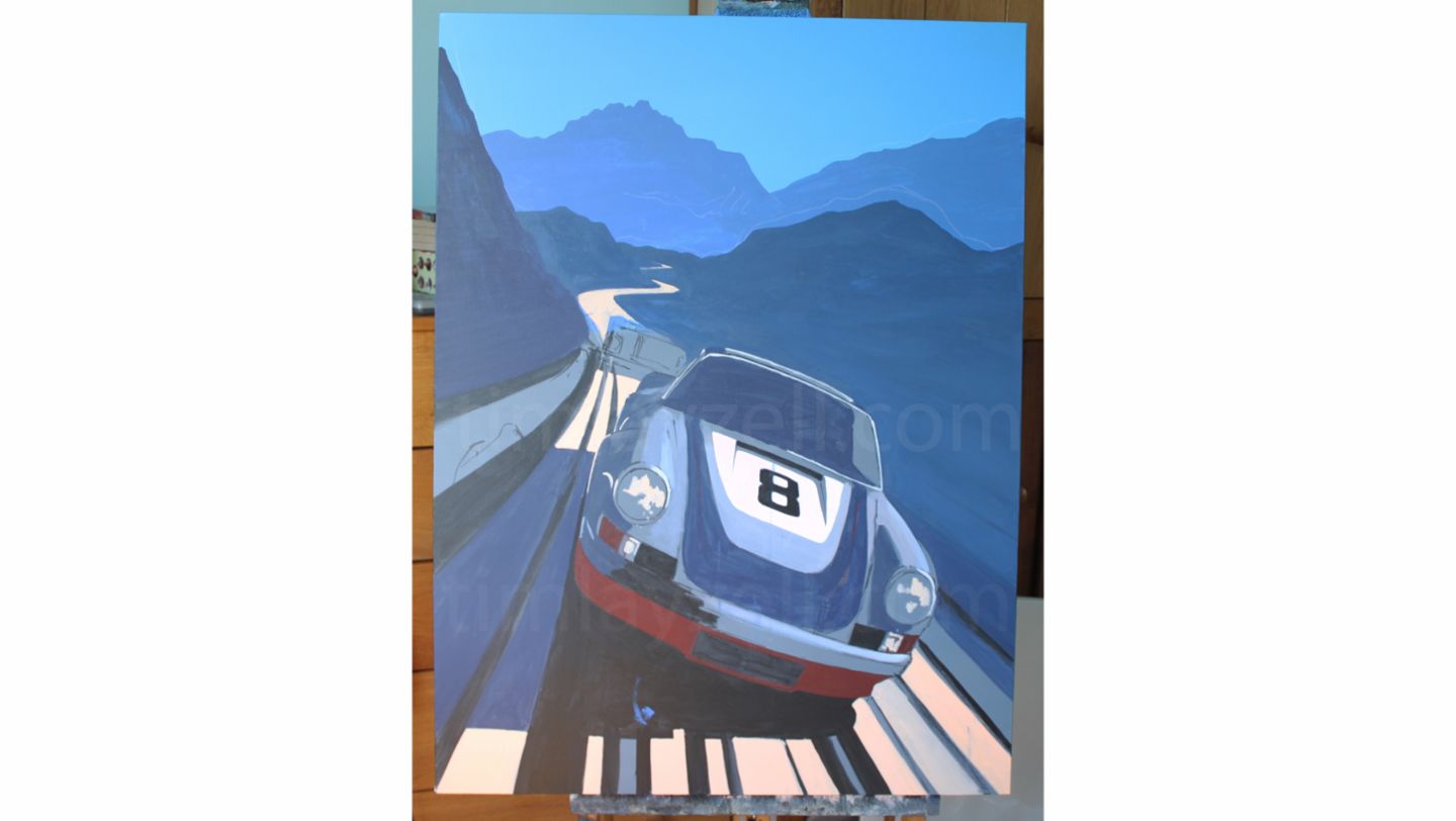 Artwork by Tim Layzell 6/13, 2020, Porsche AG