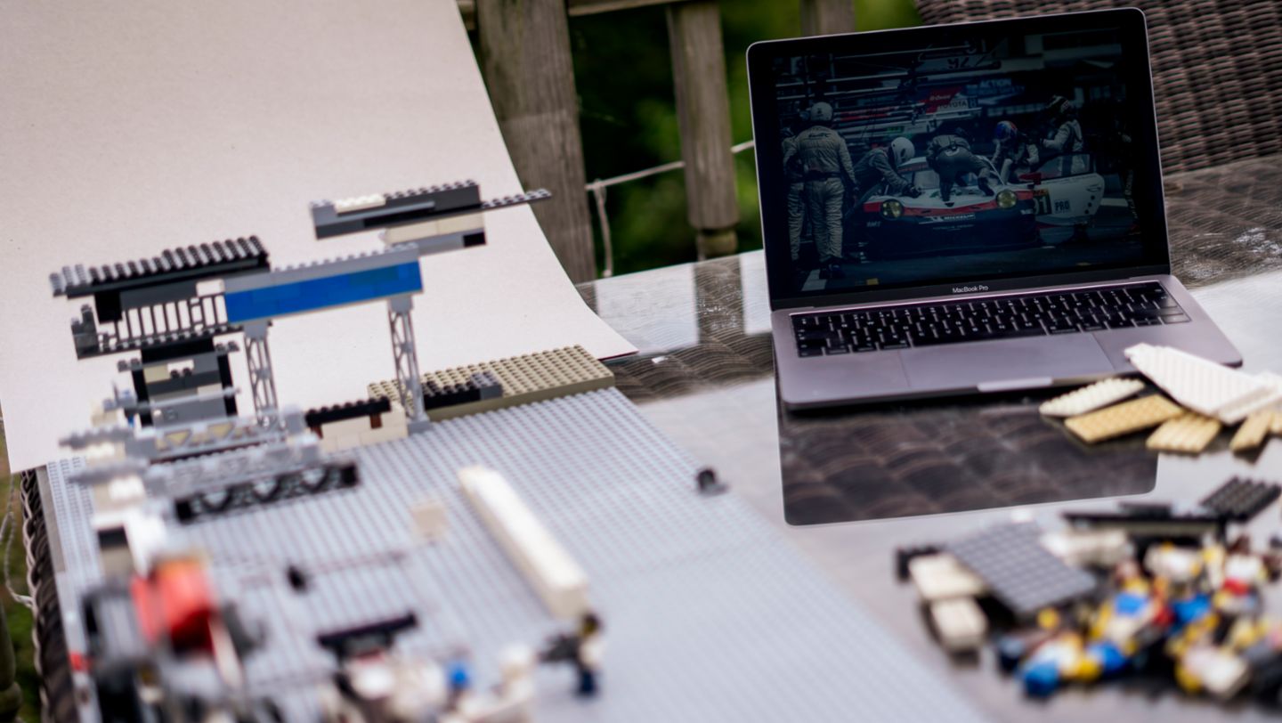 Nachbildung aus Lego, 2020, Porsche AG