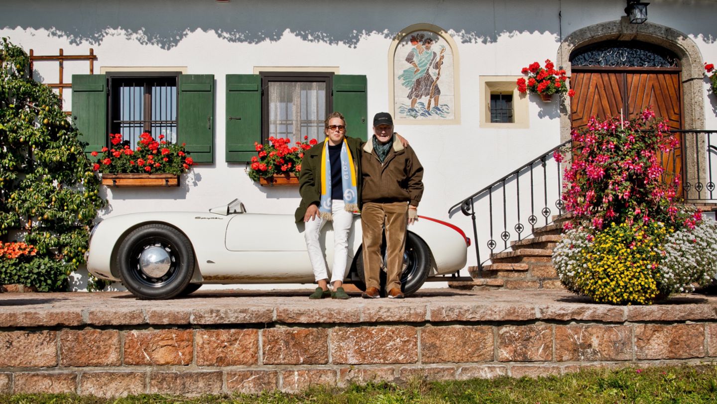  Ferdinand Porsche, Dr. Wolfgang Porsche, 550 Spyder, Großglockner High Alpine Road, 2020, Porsche AG