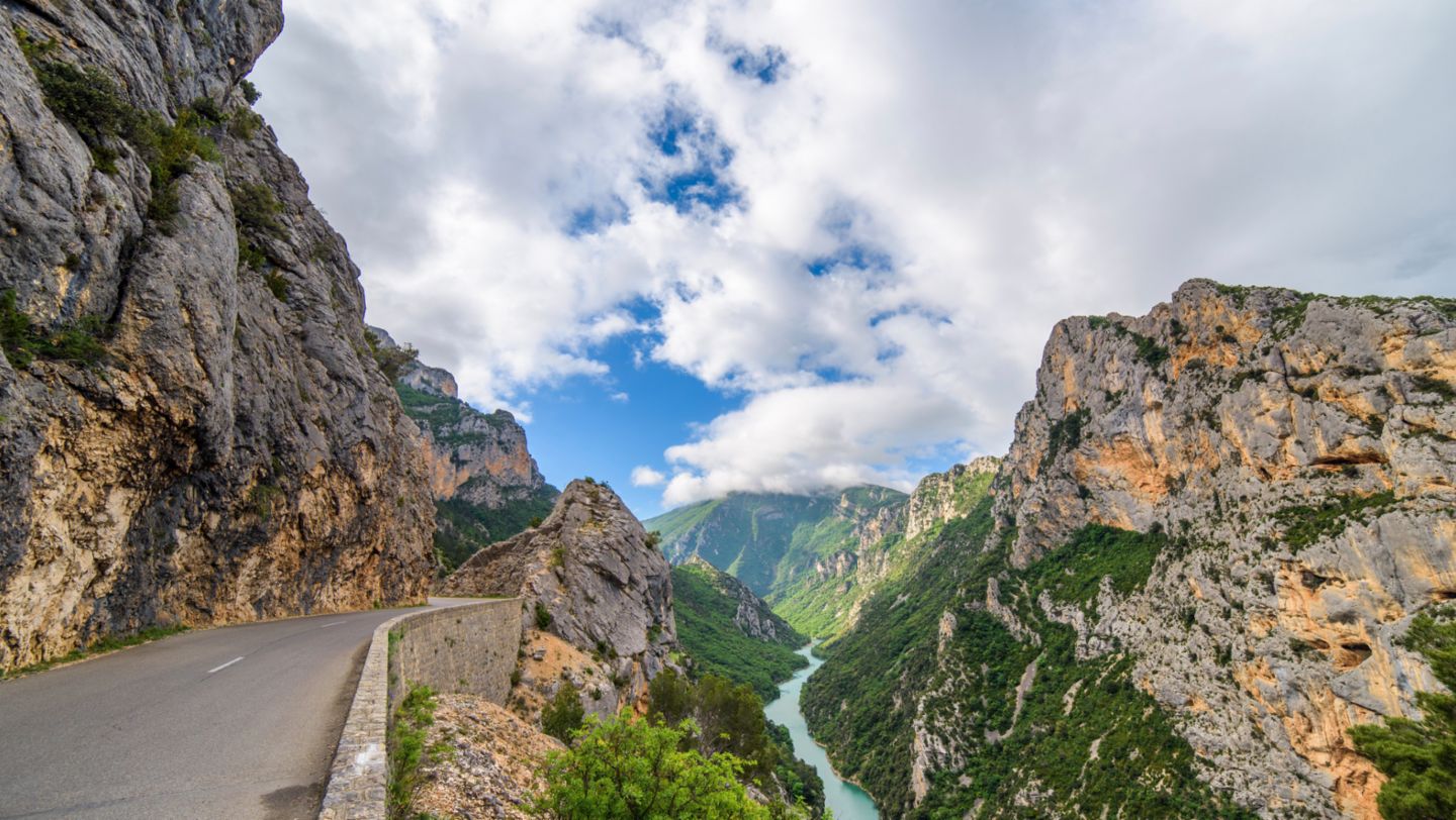 Verdon Gorge, Verdon River, France, 2021, Porsche AG