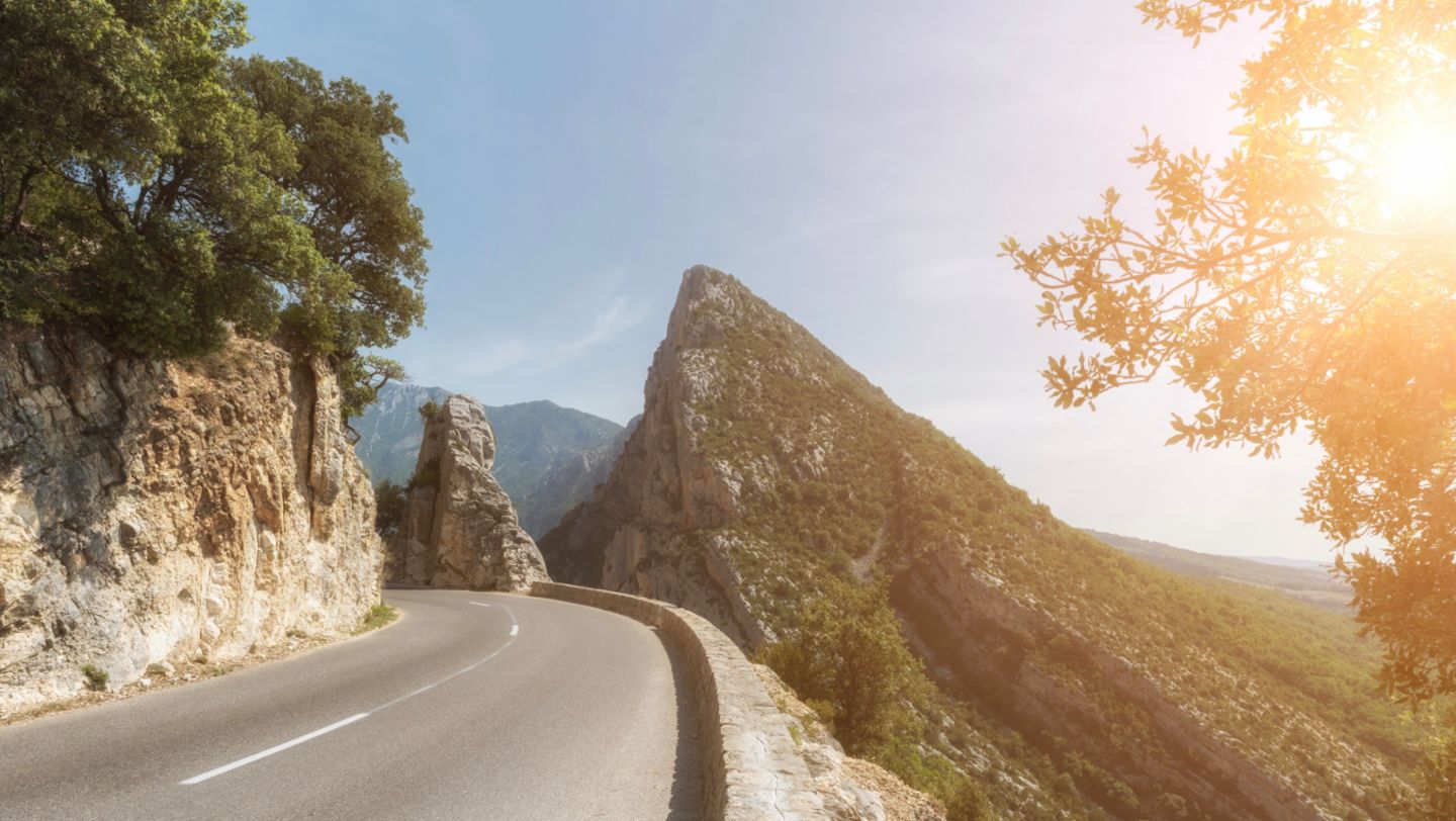 Verdon Gorge, France, 2021, Porsche AG