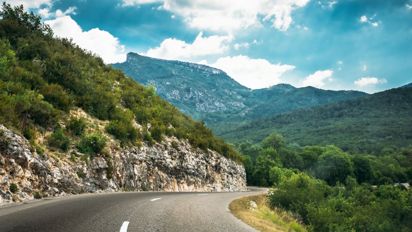 Verdon Gorge, France, 2021, Porsche AG