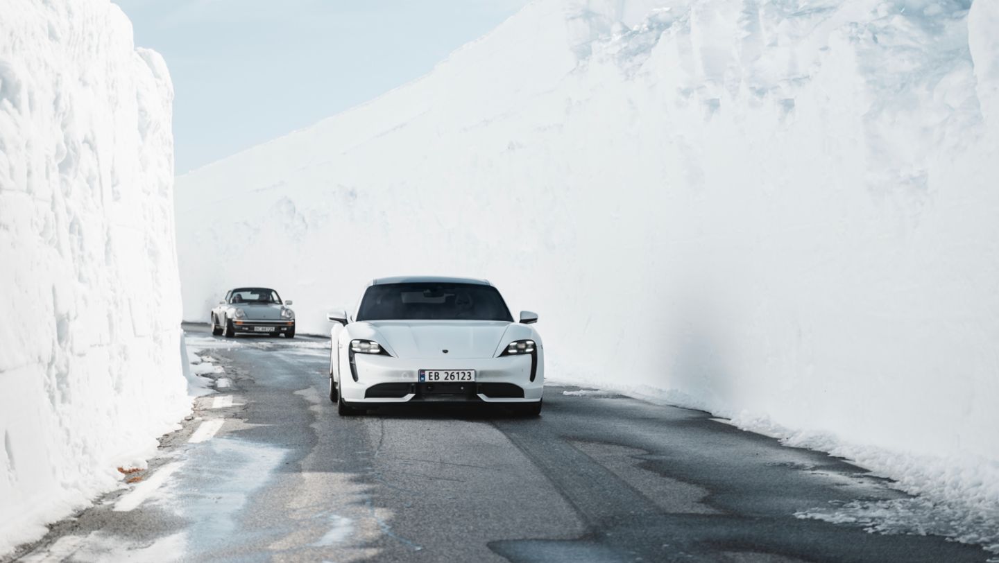 Taycan Turbo, Lærdal, Norway, 2021, Porsche AG