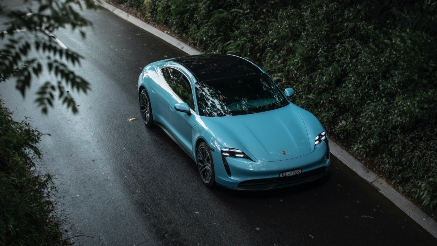 Taycan 4S, Queensland, Australia, 2021, Porsche AG
