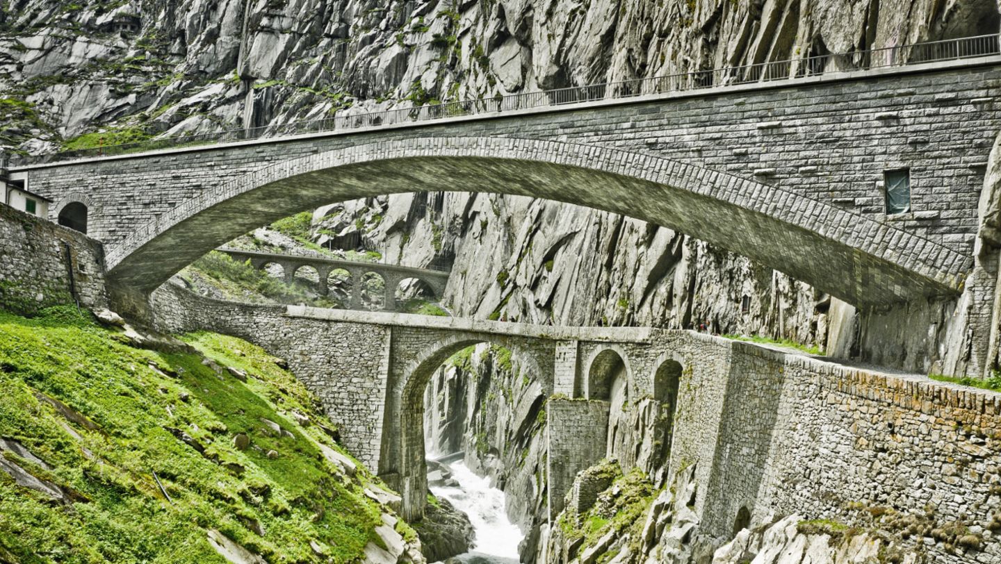 Gotthard Pass, Switzerland, 2021, Porsche AG