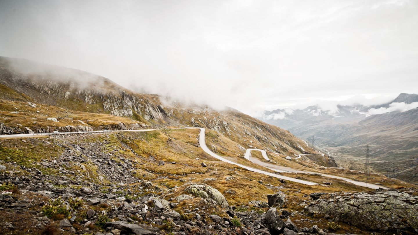 Nufenen Pass, Switzerland, 2021, Porsche AG