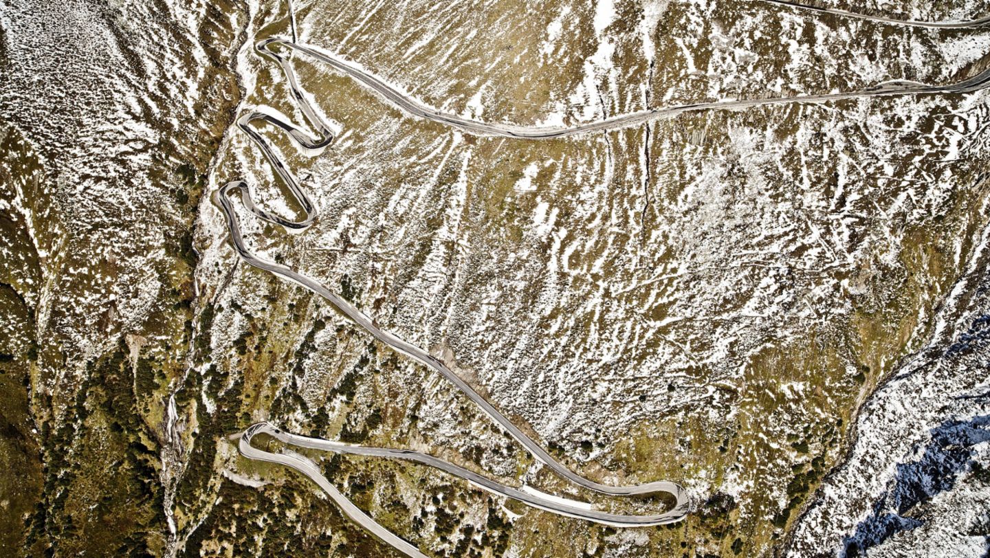 Nufenen Pass, Switzerland, 2021, Porsche AG