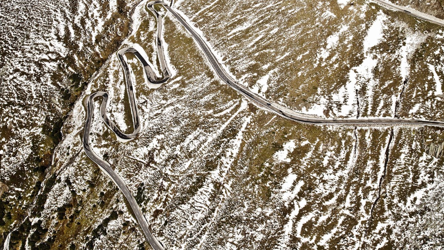 Nufenen Pass, Switzerland, 2021, Porsche AG