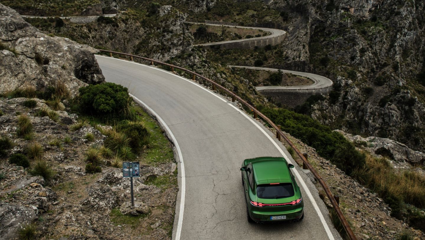 Macan S, Sa Calobra, Cap de Formentor, Mallorca, 2021, Porsche AG