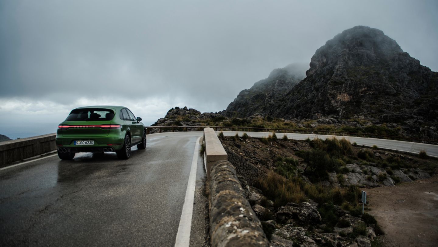 Macan S, Sa Calobra, Cap de Formentor, Mallorca, 2021, Porsche AG