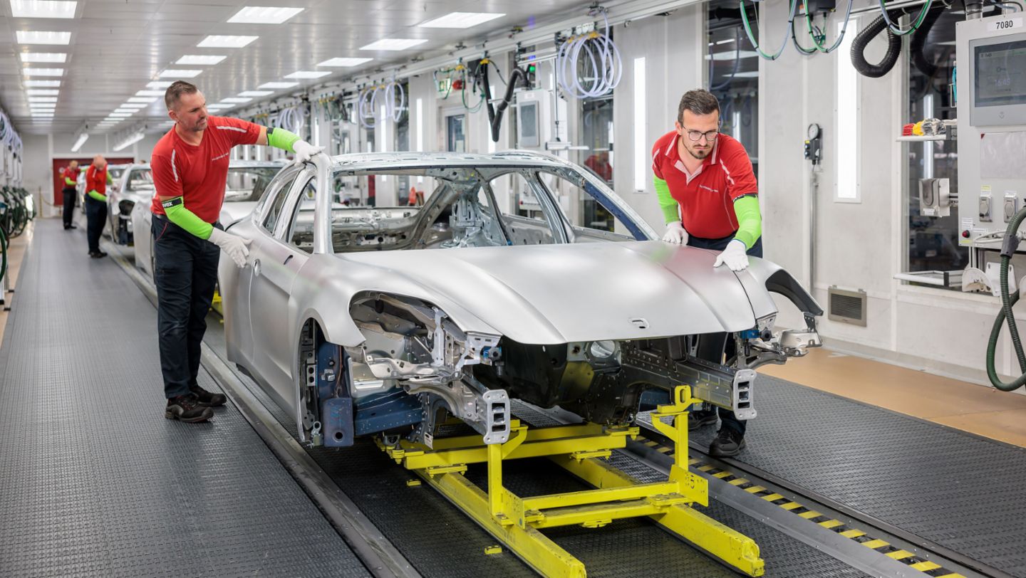 Karosseriebau, Porsche Werk Leipzig, 2024, Porsche AG