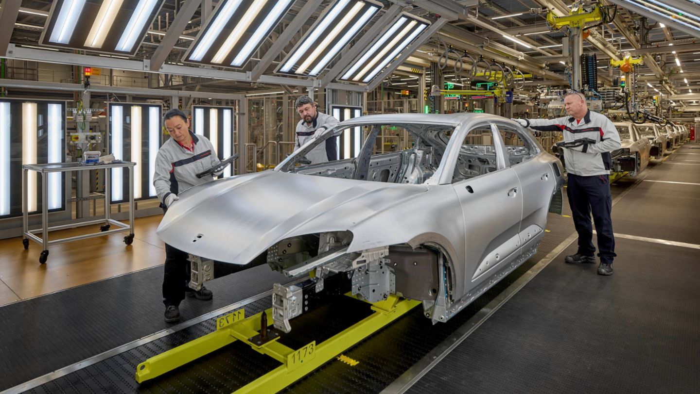 Karosseriebau, Porsche Werk Leipzig, 2024, Porsche AG