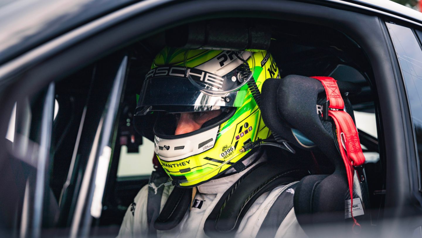 Lars Kern, Taycan pre-series car, Nürburgring Nordschleife, 2024, Porsche AG
